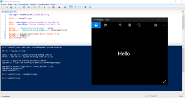 Drawing some text | Operating systems, scripting, PowerShell and ...