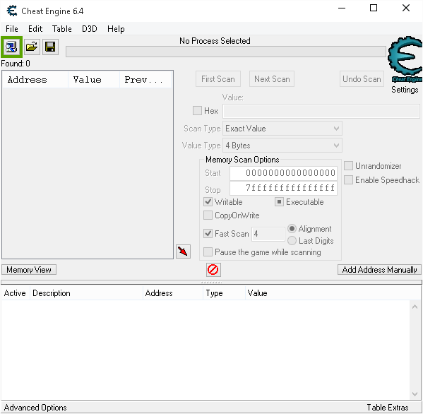 Cheat Engine 6.4