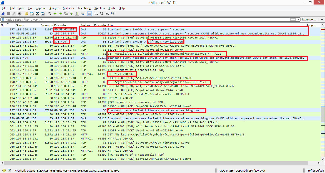 Análisis de tráfico con Wireshark Arrancar Explorer.exe 1