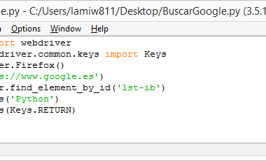 Realizar una búsqueda en Google con Python