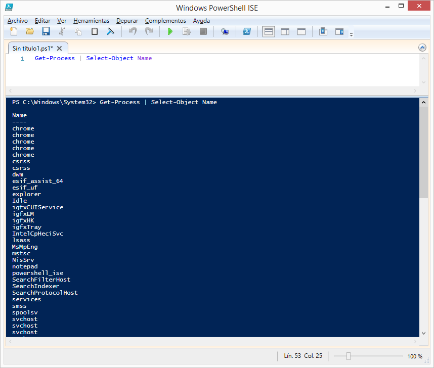 get-process-select-object-name-powershell-windows
