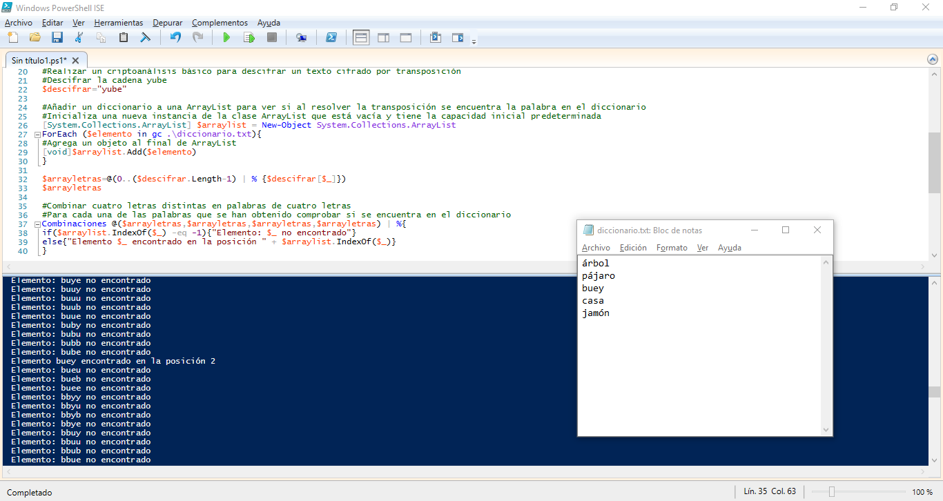 Criptoanálisis básico con PowerShell (parte 2) | Operating systems ...
