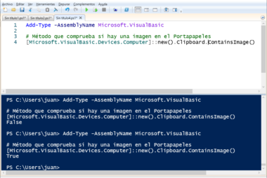 Comprobar si hay una imagen en el Portapapeles con Visual Basic desde PowerShell
