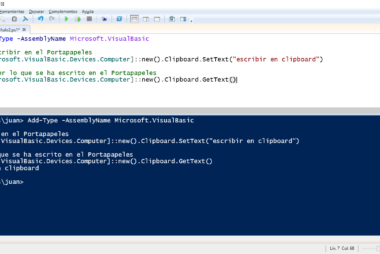 Escribir en el Portapapeles de Windows con Visual Basic desde PowerShell
