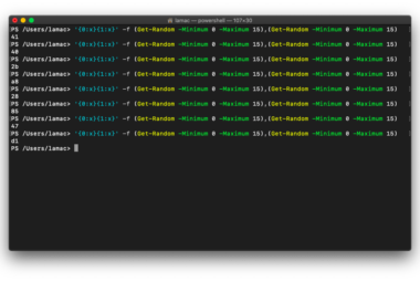 Obtener dos números aleatorios entre 0 y 15 representados en formato hexadecimal desde PowerShell