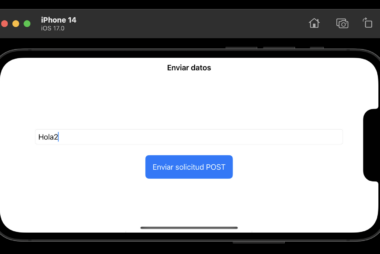 Crear una aplicación en Swift para iPhone que inserte un valor en Firebase mediante una petición POST a un API