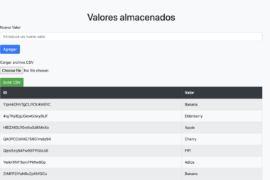 Crear una aplicación en Flask que permita importar un fichero CSV en Firebase Firestore y muestre el resultado