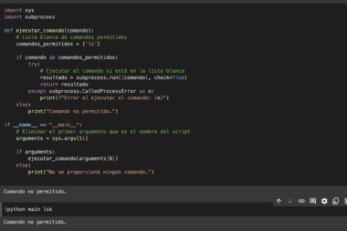 Pasar un parámetro a un script de Python