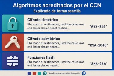 Algoritmos criptográficos acreditados por el CCN: explicado de forma sencilla